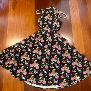 Nooworks mean machine Maxi Dress with Colorful Print